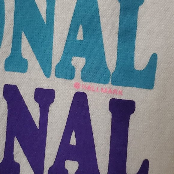 Vtg 60th Birthday T-Shirt "60 Is Sensational" Funny Single Stitch Sz L FOTL - Picture 3 of 9